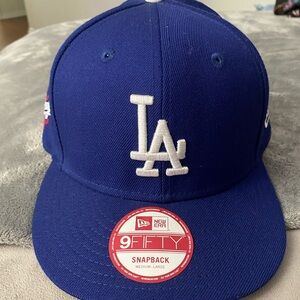 New Era LA Dodgers Blue Snapback Hat